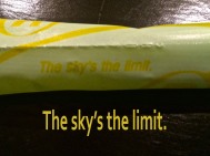 The skys the limit